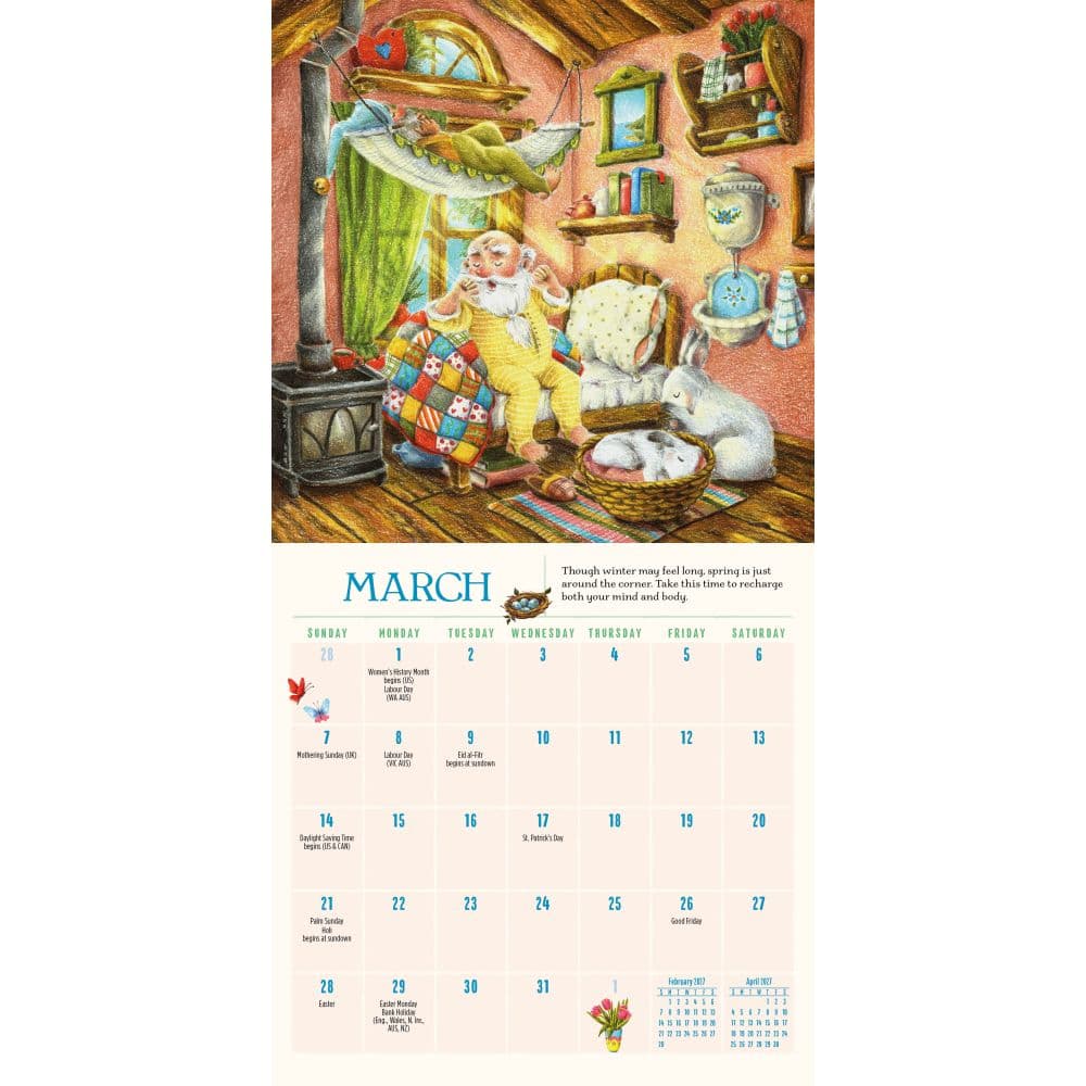 Gnome Life 2027 Mini Wall Calendar Second Alternate Image
