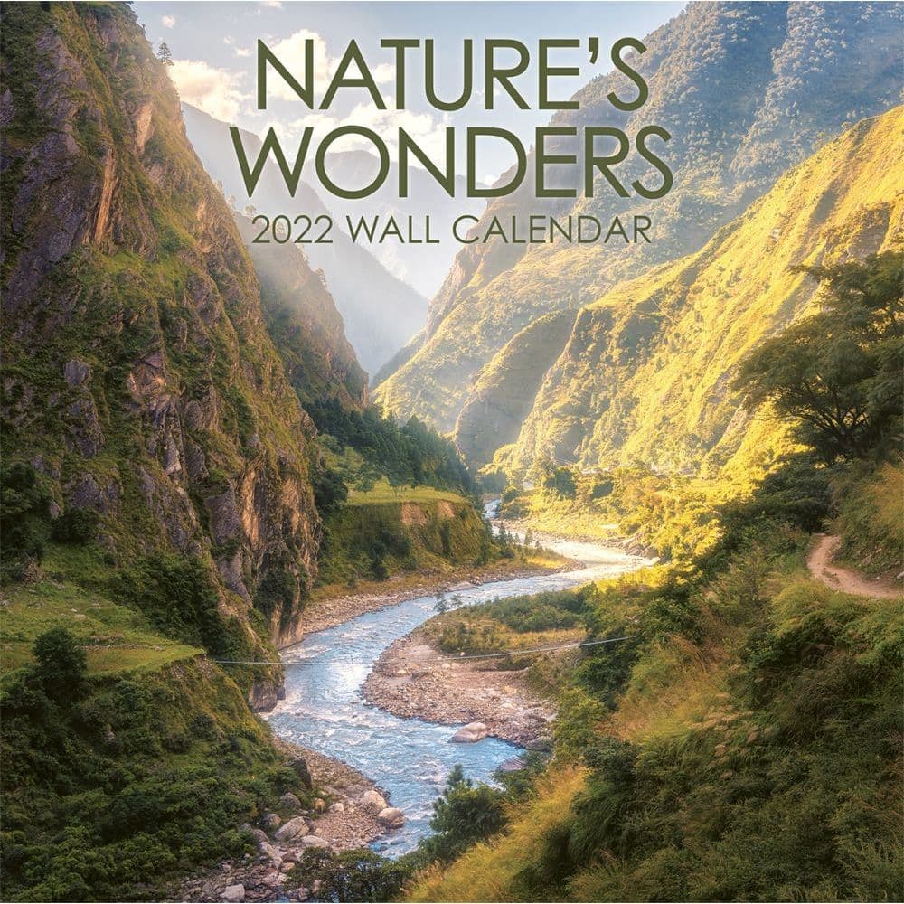 Natures Wonders 2022 Wall Calendar SV