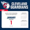 image MLB Cleveland Guardians 2025 Desk Calendar First Alternate Image