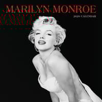 image Marilyn Monroe Black and White 2026 Mini Wall Calendar Main Image
