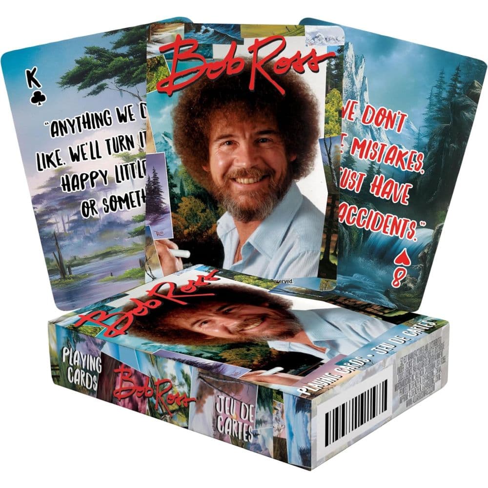 Bob Ross Quotes Multi-Image Playing Cards, Deck of 52