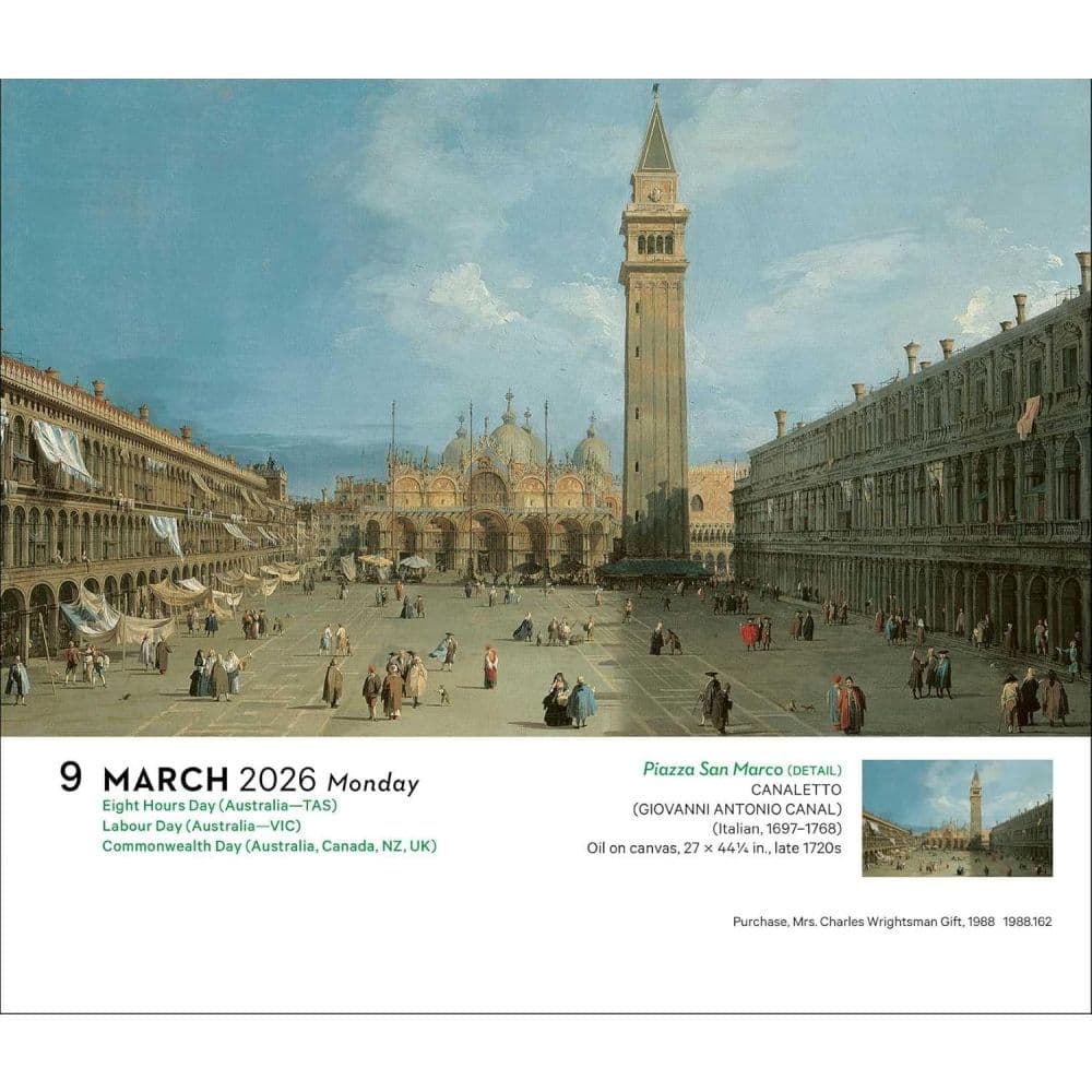 The Metropolitan Museum of Art 365 Days of Masterpieces 2026 Desk Calendar Fifth Alternate Image