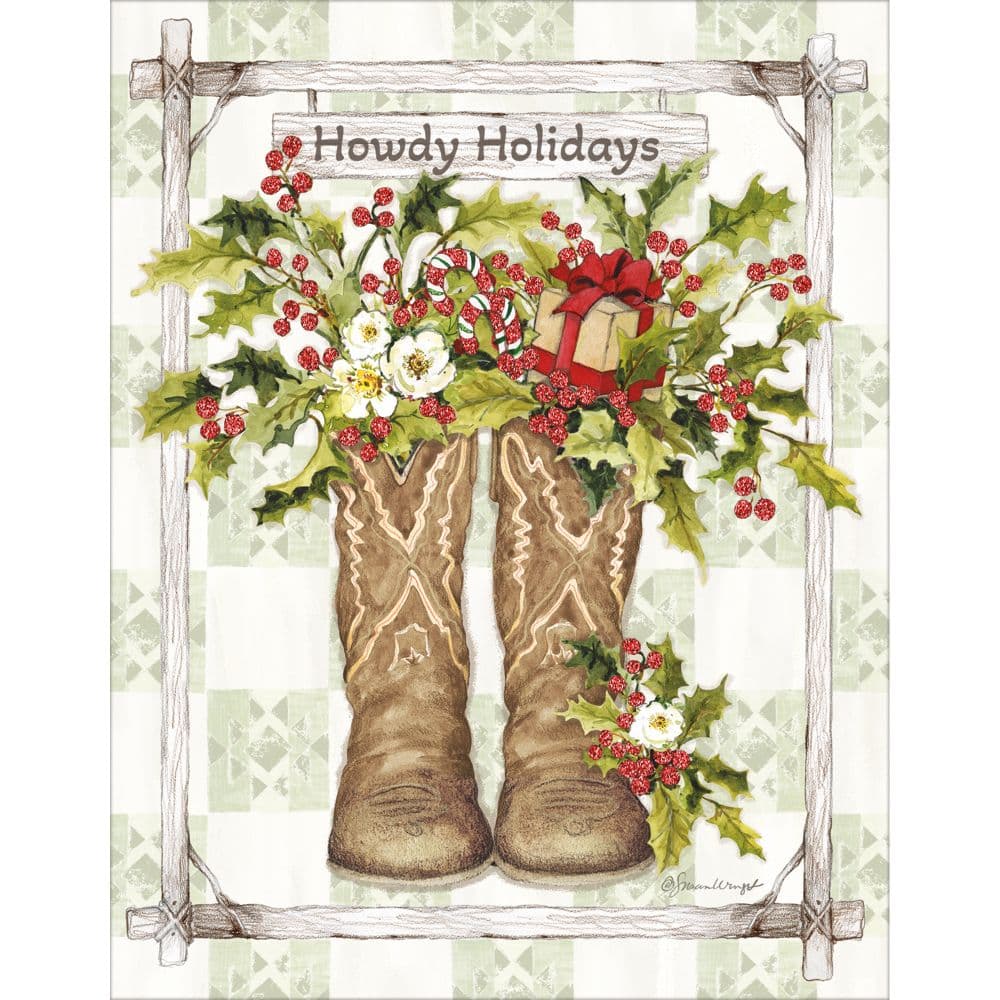 Howdy Holidays Boxed Christmas Cards First Alternate Image