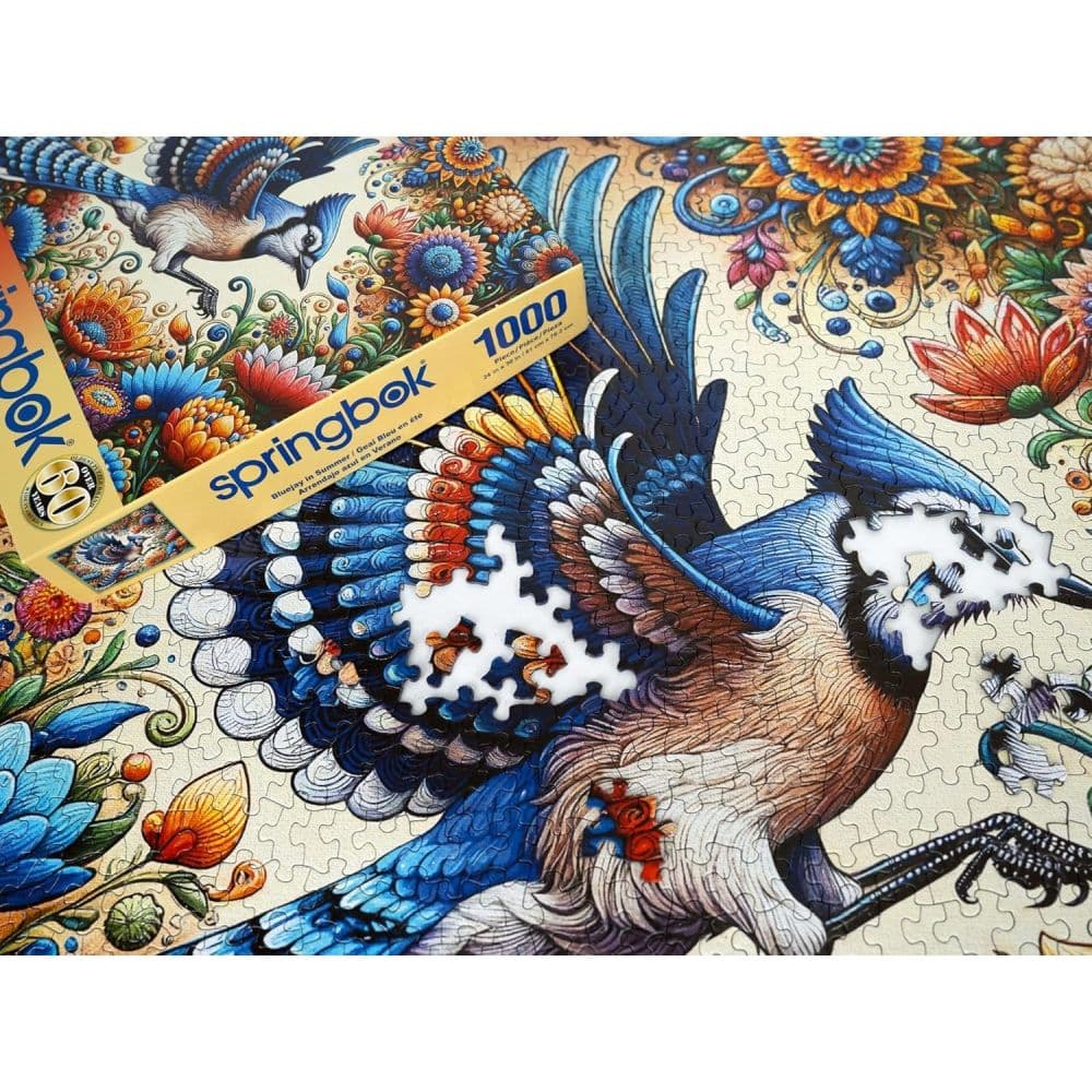 Bluejay in Summer 1000 Piece Puzzle Fourth Alternate Image