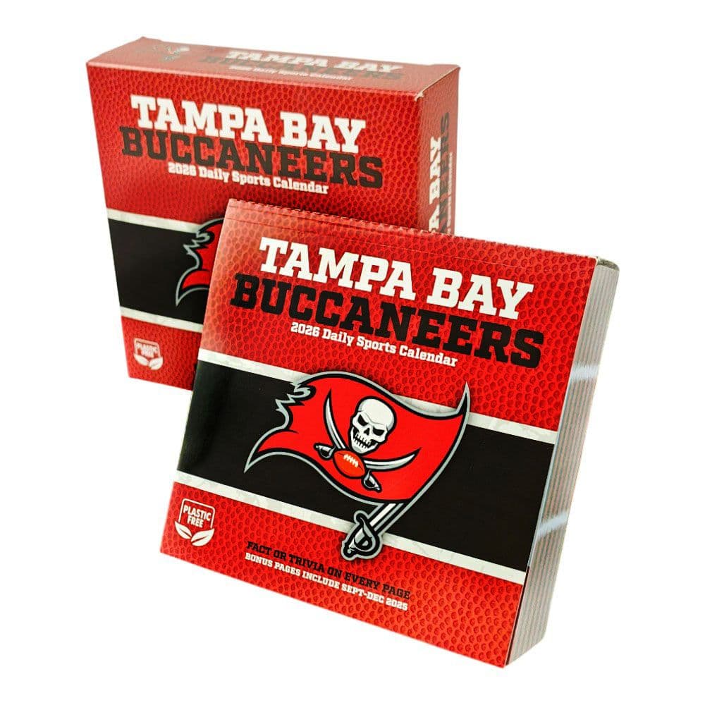 image NFL Tampa Bay Buccaneers 2026 Desk Calendar Main Product Image