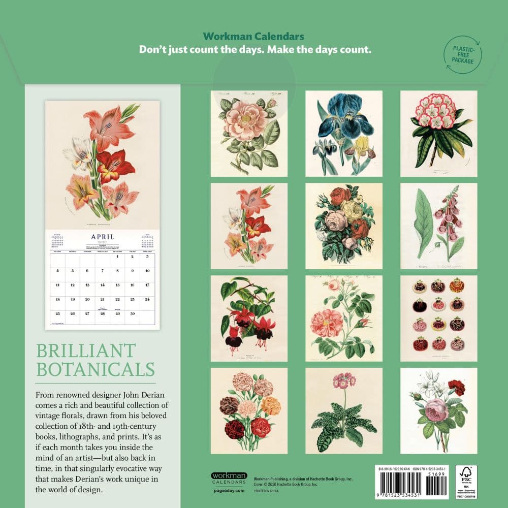 World of John Derian 2027 Wall Calendar First Alternate Image