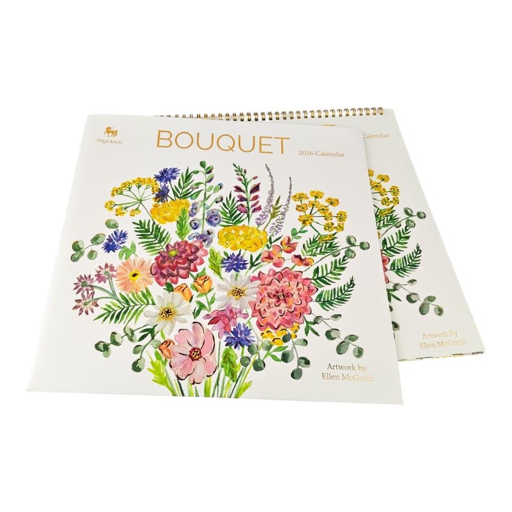 Bouquets 2026 Spiral Wall Calendar Fourth Alternate Image