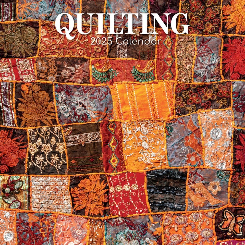 Quilting 2025 Wall Calendar - Calendars.com