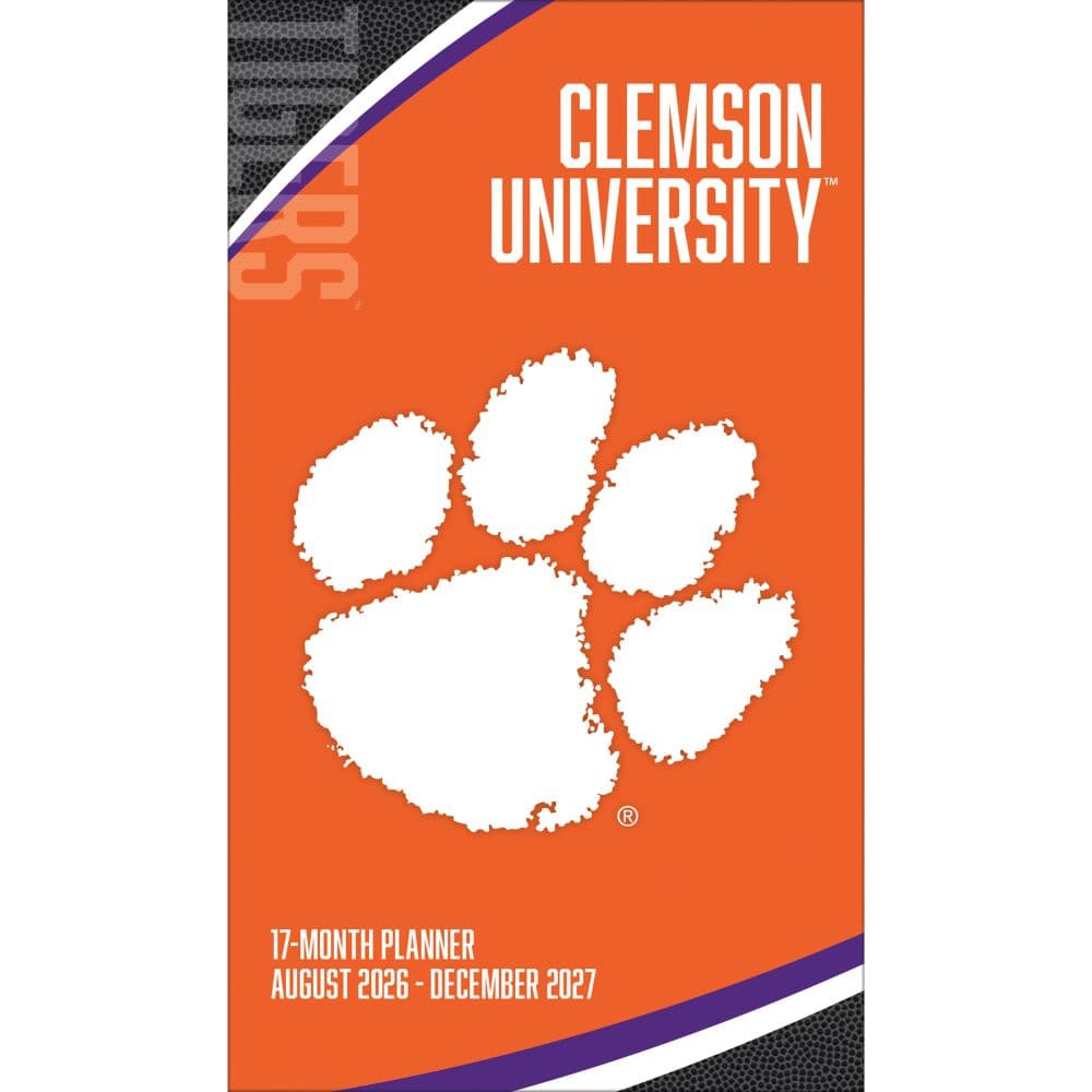 image Clemson Tigers 2027 17 Month Pocket Planner Main 
Product Image
