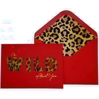 image Fur Wild About You Valentine's Day Card