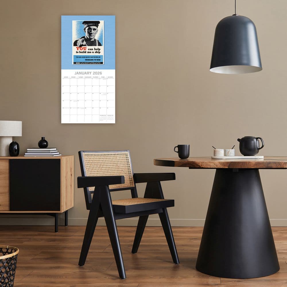 World War Posters 2026 Wall Calendar Second Alternate Image