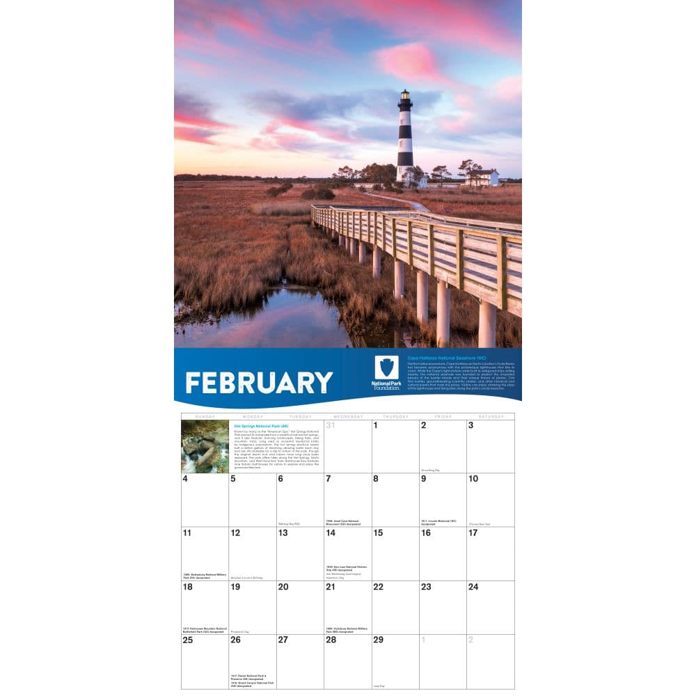 National Park Foundation 2024 Wall Calendar