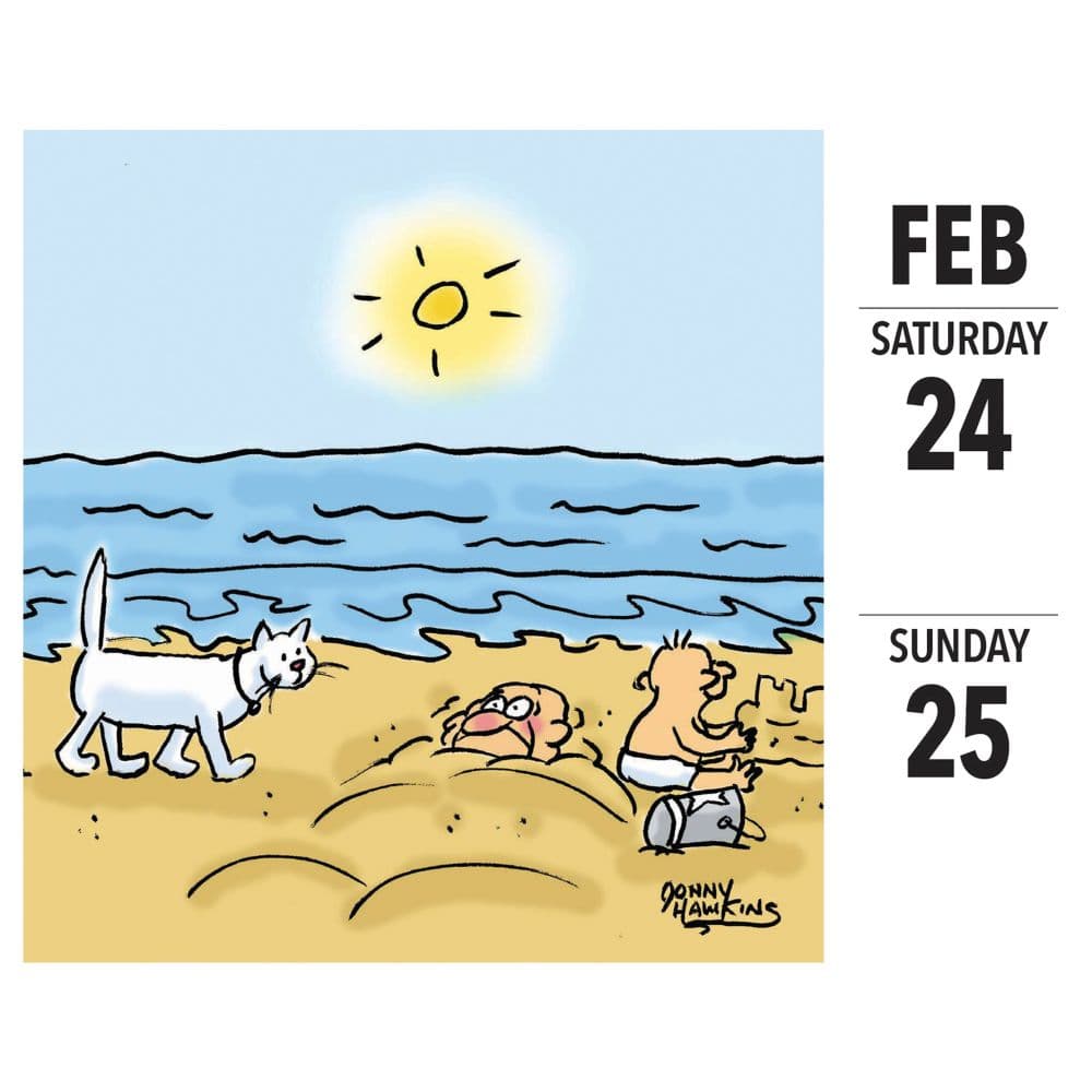 Cat Cartoon-A-Day 2024 Desk Calendar Alternate Image 2