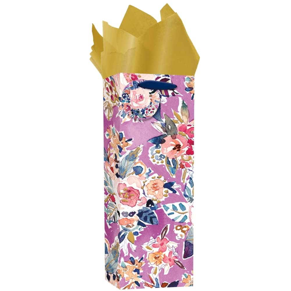 Wild At Heart Bottle Gift Bag by Barbra Ignatiev