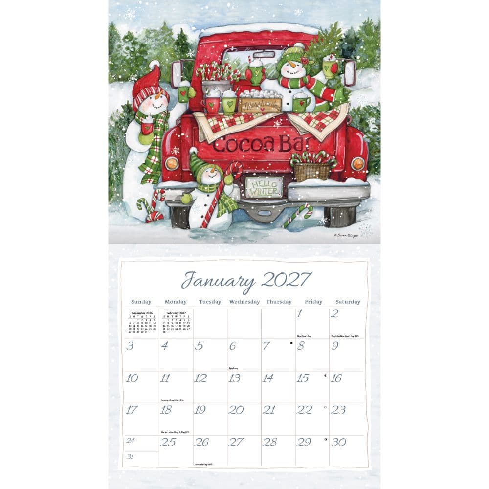 Truckin Along Special Edition 2027 Wall Calendar Second Alternate Image