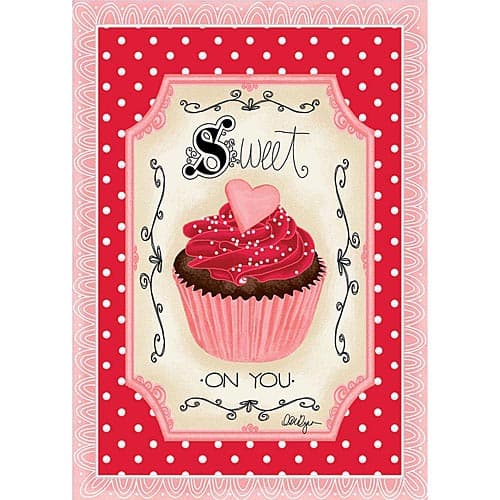 Sweet On You Outdoor Flag-Large - 28 x 40