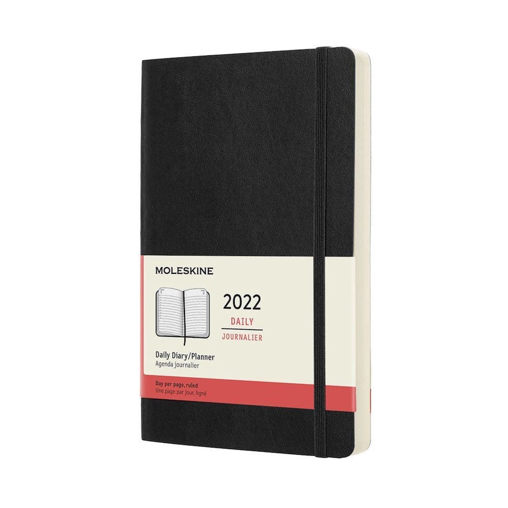 Moleskine 2022 Large Daily Soft Cover Planner (Black)