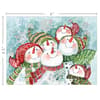 image Snowman Gathering Classic Christmas Cards Alt4