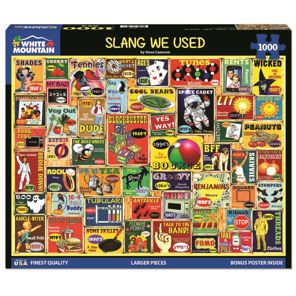 Slang We Used 1000 Piece Puzzle Main Product Image