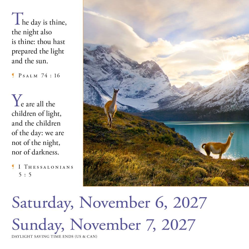365 Bible Verses-A-Year 2027 Page-A-Day Desk Calendar Fourth Alternate Image