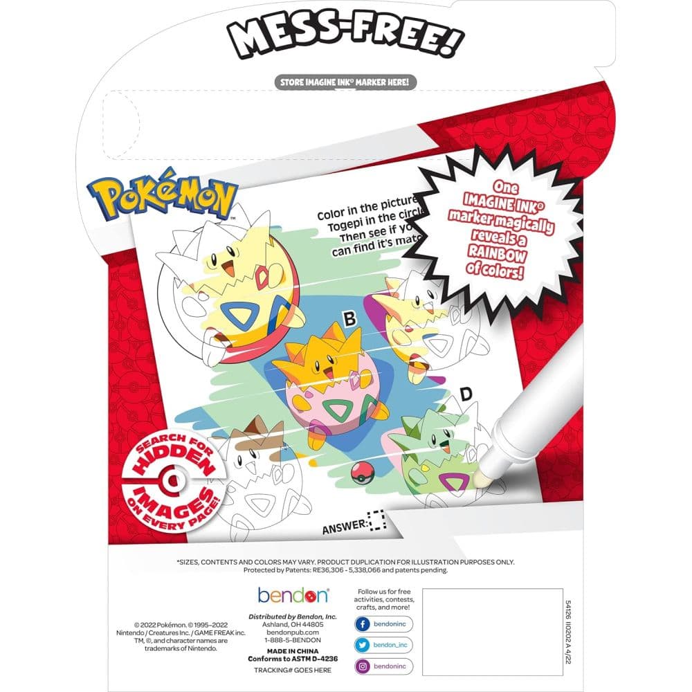 Pokemon Imagine Ink Mess Free Markers First Alternate Image