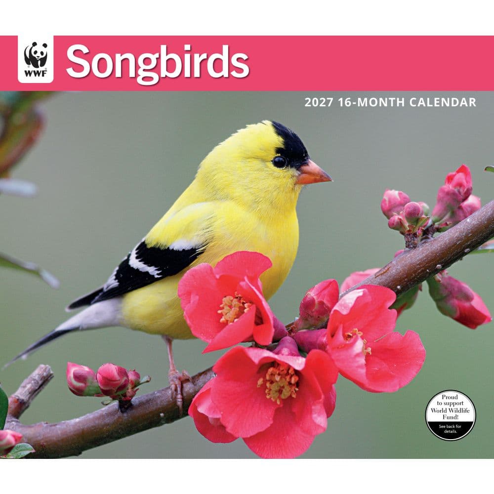 image WWF Songbirds 2027 Wall Calendar Main Image