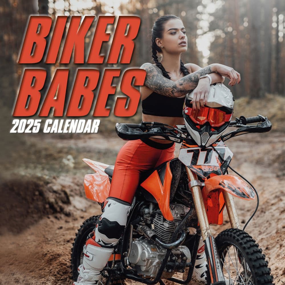 Biker Babes 2025 Wall Calendar