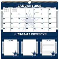 image NFL Dallas Cowboys 2026 Memomate Spiral Wall Calendar