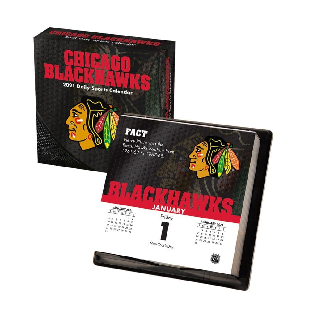 Chicago Blackhawks Desk Calendar