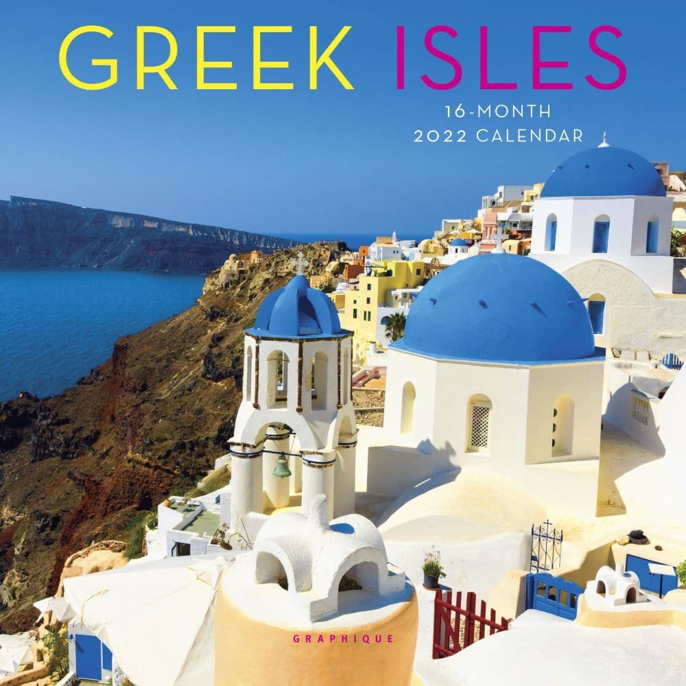 Greek Isles 2022 Mini Wall Calendar