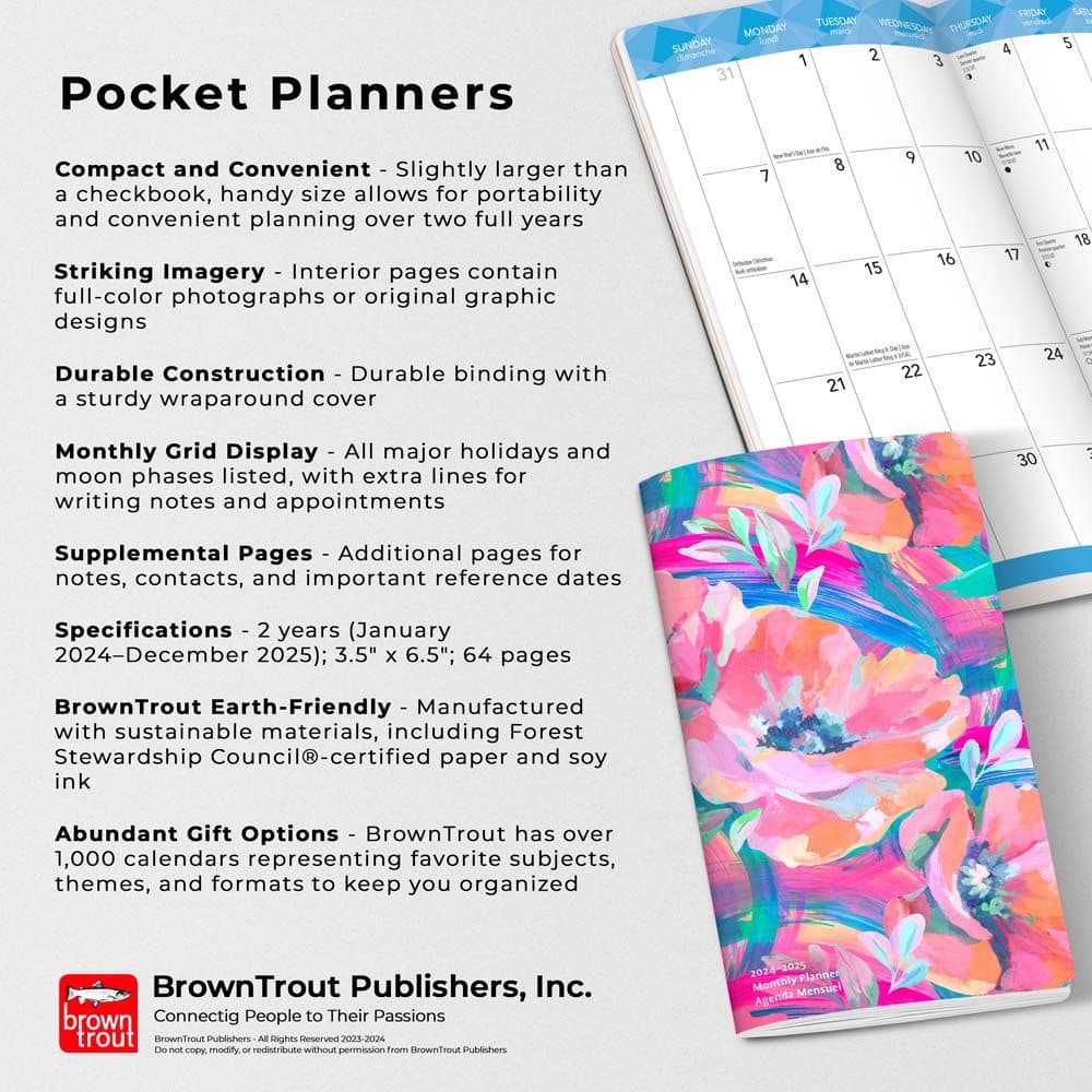 Floral Fireworks Explosion 2024 Pocket Planner Fourth Alternate Image width=&quot;1000&quot; height=&quot;1000&quot;