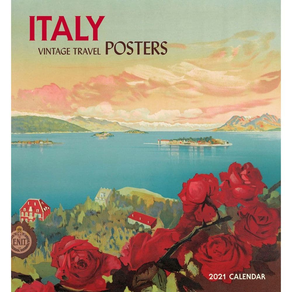 Italy Vintage Travel Wall Calendar