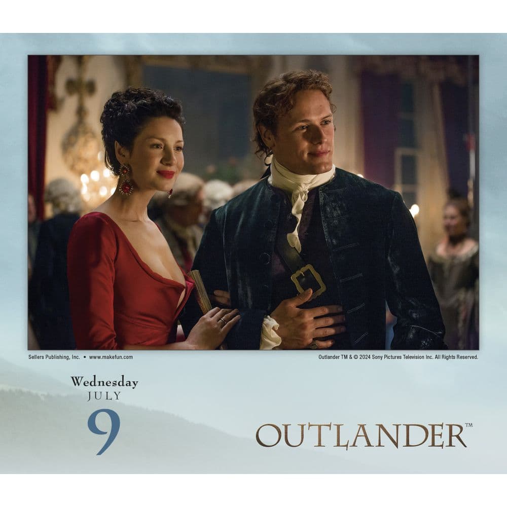 Outlander 2025 Desk Calendar Second Alternate Image width=&quot;1000&quot; height=&quot;1000&quot;