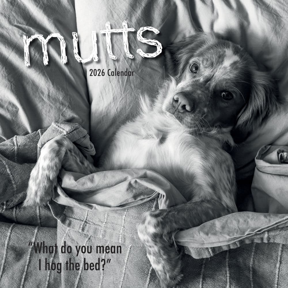 Mutts 2026 Wall Calendar  Main Image