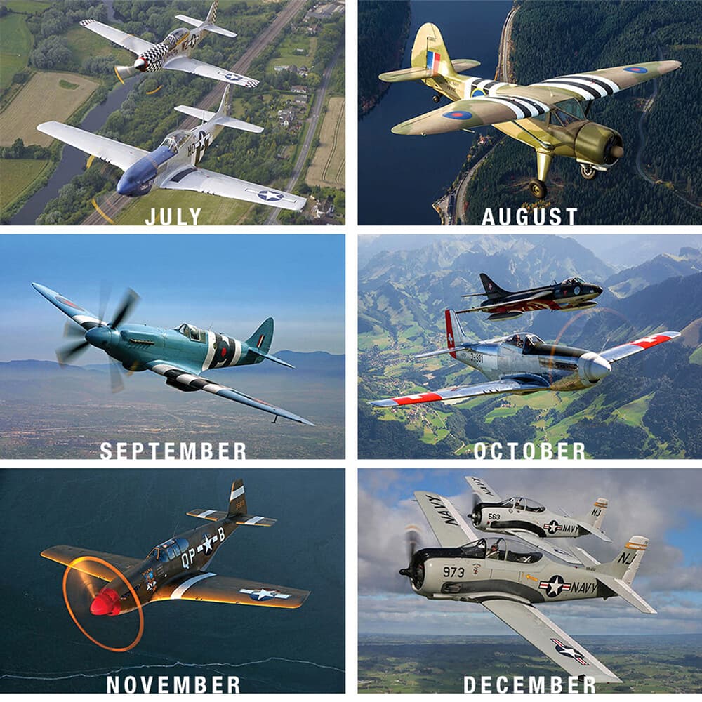 Ghost Warbirds Deluxe 2024 Wall Calendar Third Alternate Image width=&quot;1000&quot; height=&quot;1000&quot;