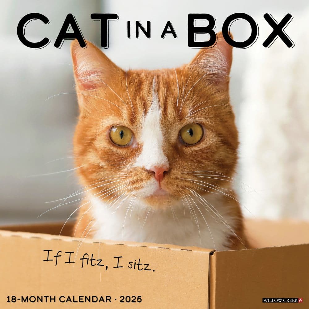 Cat In A Box 2025 Wall Calendar - Calendars.com