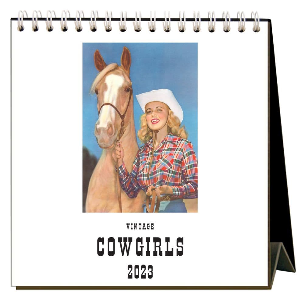 Found Image Press Cowgirls 2023 Easel Calendar