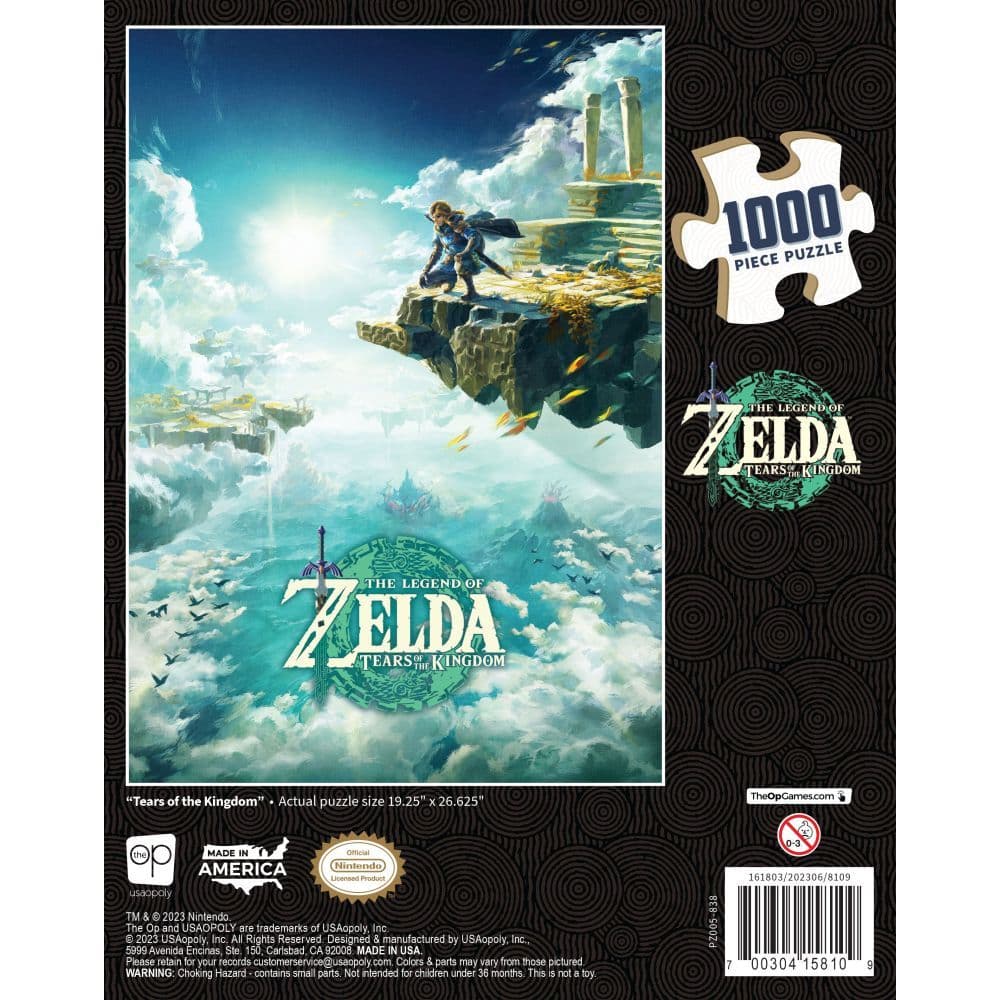Zelda Tears Of The Kingdom 1000 Piece Puzzle First Alternate Image width=&quot;1000&quot; height=&quot;1000&quot;