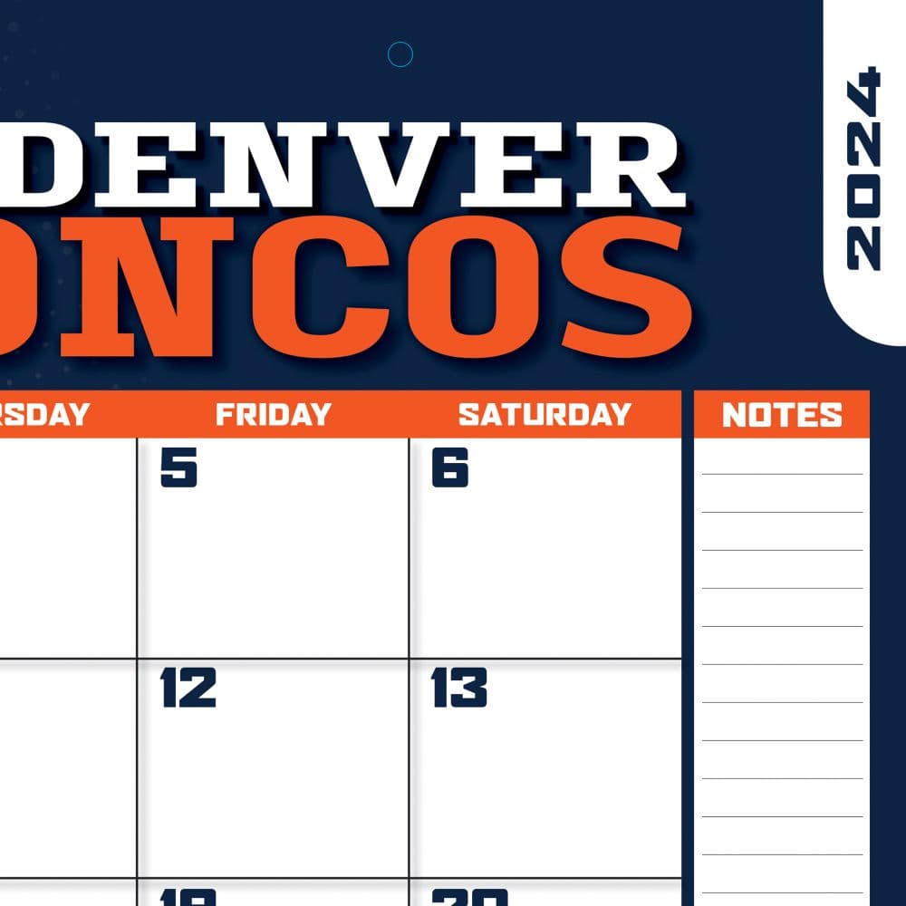 NFL Denver Broncos 2024 Desk Pad Third Alternate Image width=&quot;1000&quot; height=&quot;1000&quot;