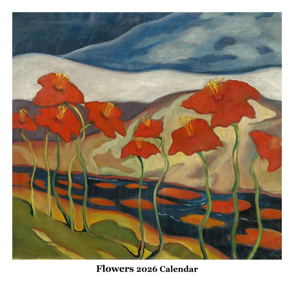 Flowers Square 2026 Wall Calendar Main Product Image