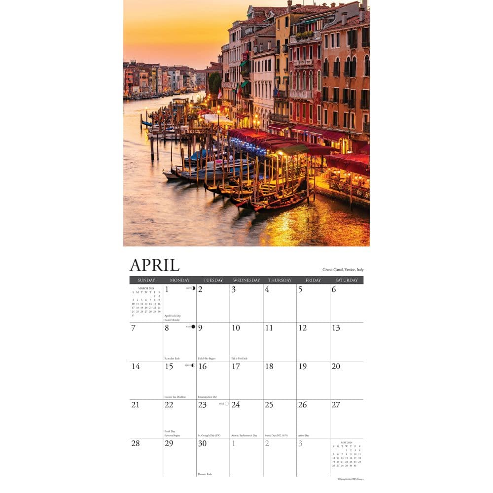 Europe 2024 Wall Calendar