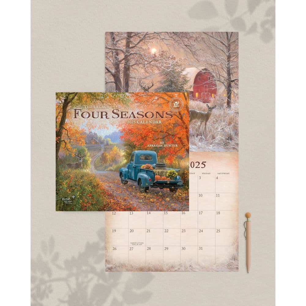 Four Seasons 2025 Wall Calendar Third Alternate Image width=&quot;1000&quot; height=&quot;1000&quot;