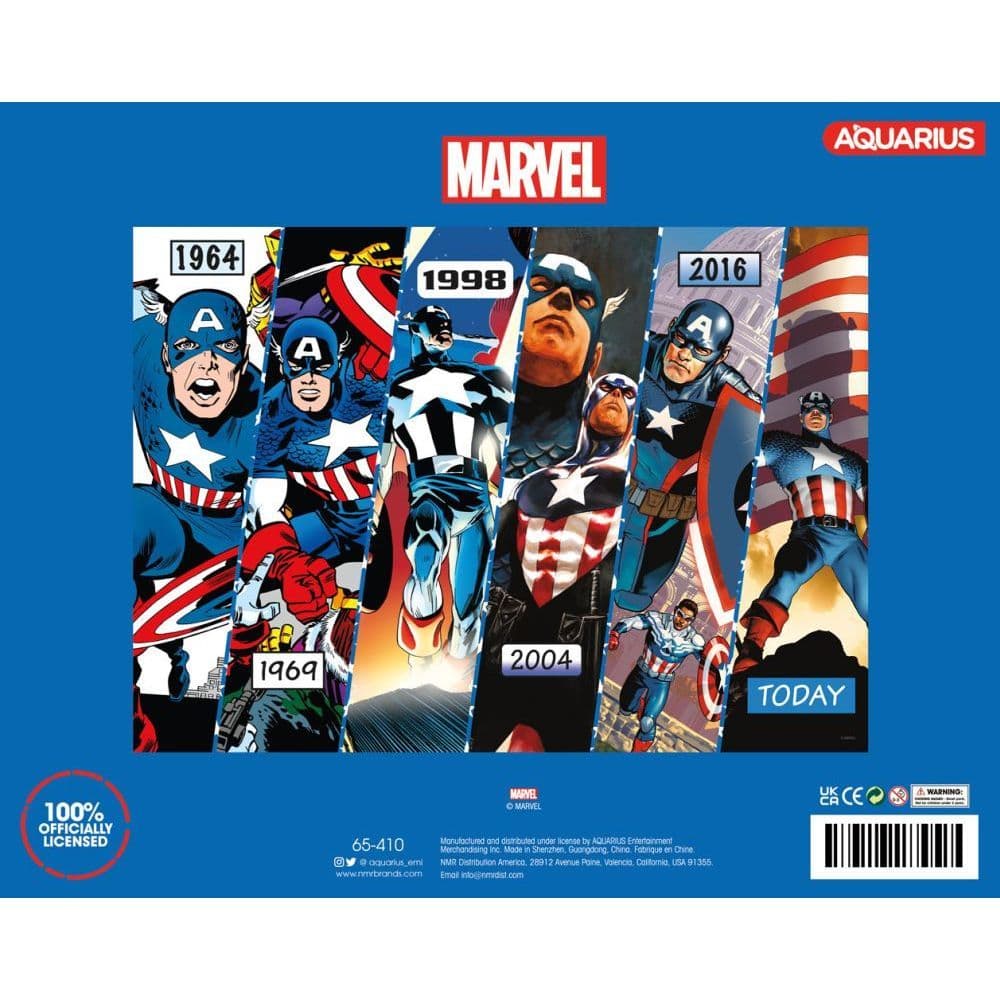 Marvel Captain America Timeline 1000 Piece Puzzle Fourth Alternate Image