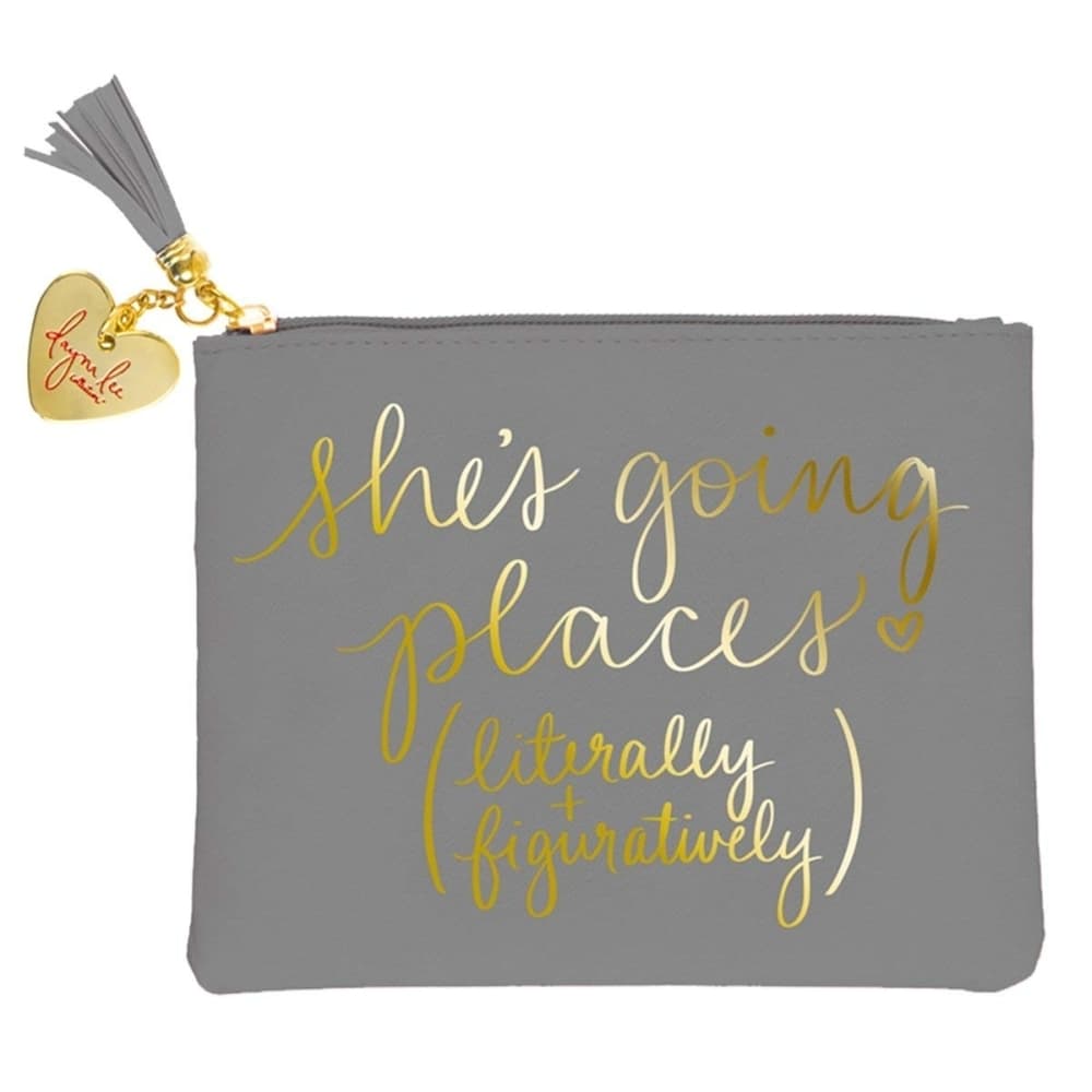 Going Places Clutch (Grey)