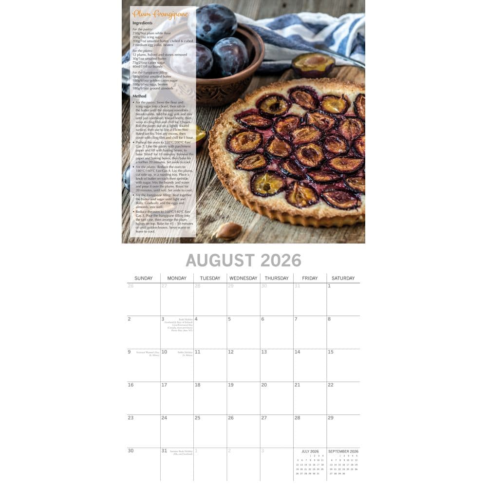 Garden to Kitchen 2026 Wall Calendar Third Alternate Image