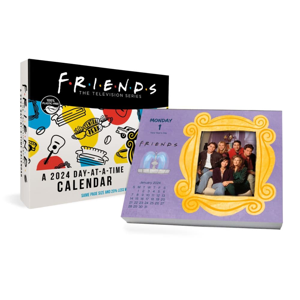 9781438897530 Friends 2024 Exclusive Wall Calendar with Decal Trends  International - Calendar Club