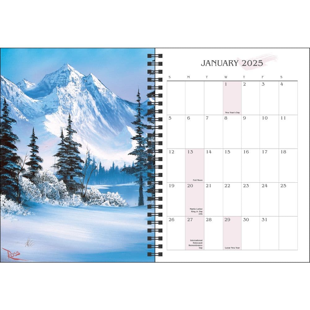 Bob Ross 2025 Planner