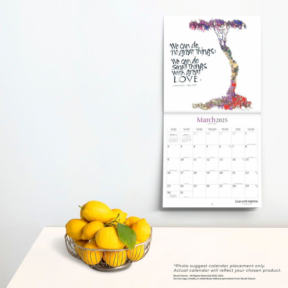 Live with Intention 2025 Wall Calendar Fourth Alternate Image width=&quot;1000&quot; height=&quot;1000&quot;