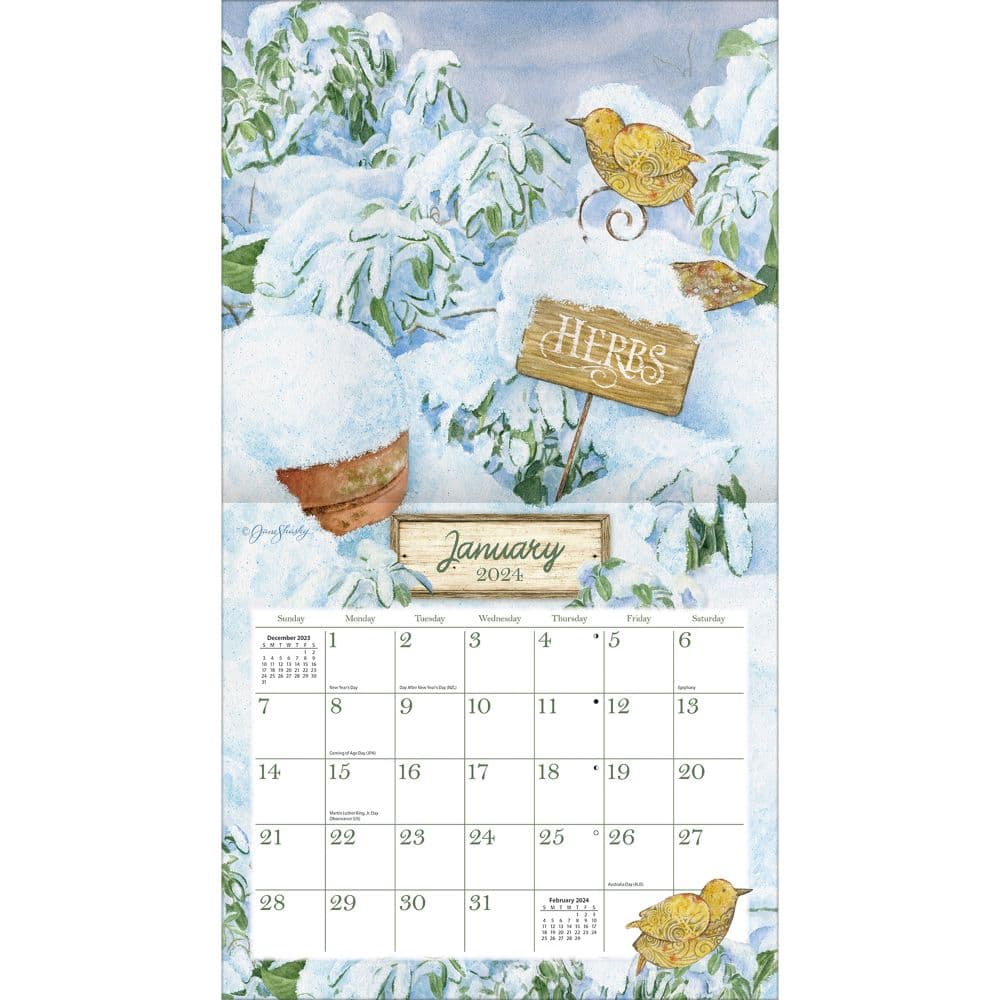 Herb Garden 2024 Wall Calendar