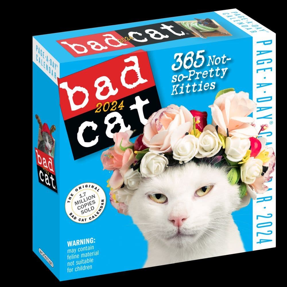 Bad Cat 2024 Desk Calendar